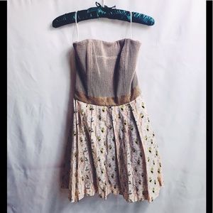 Rachael Roy strapless dress